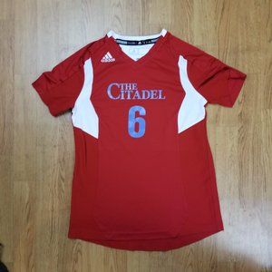 Authentic Citadel Bulldogs Soccer Jersey Adidas